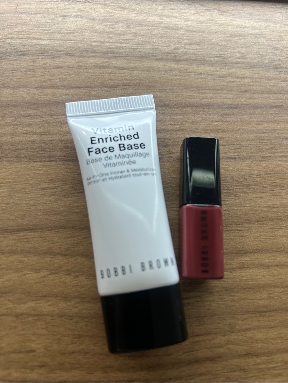 Bobbi Brown White Vitamin Enriched Face Base with Slow Jam Lip Gloss
